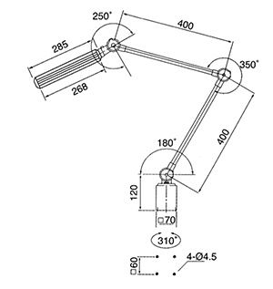 Lampa obrabiarkowa LED JFL-11RL