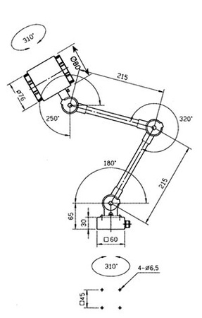 Lampa obrabiarkowa LED 24 V JWL-50RM